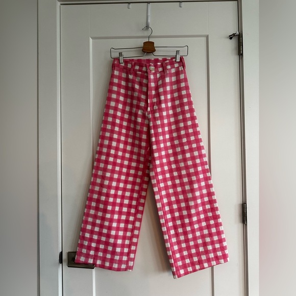 SZ pink gingham Disco Pants - Picture 8 of 9